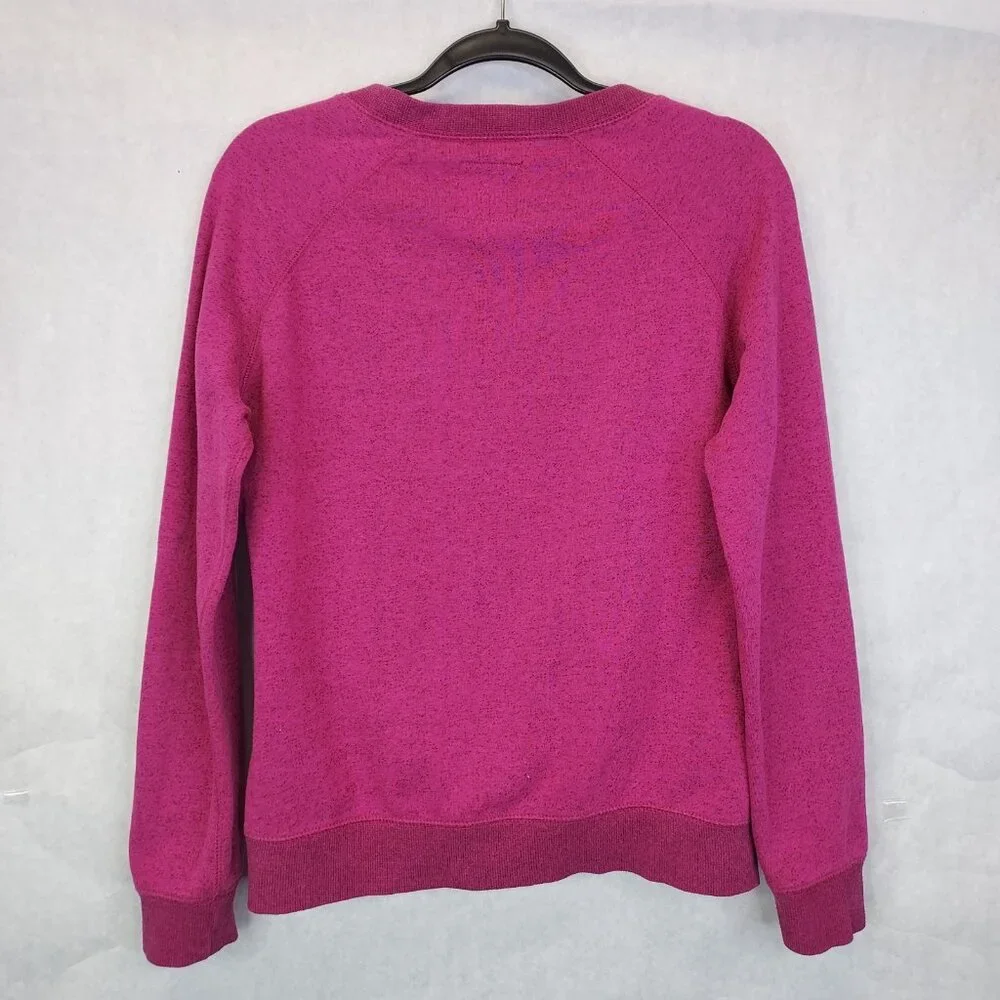 Fox Racing Sweatshirt Women M Motocross Logo Hot Pink Fleece Front Pocket Sporty - Picture 9 of 13